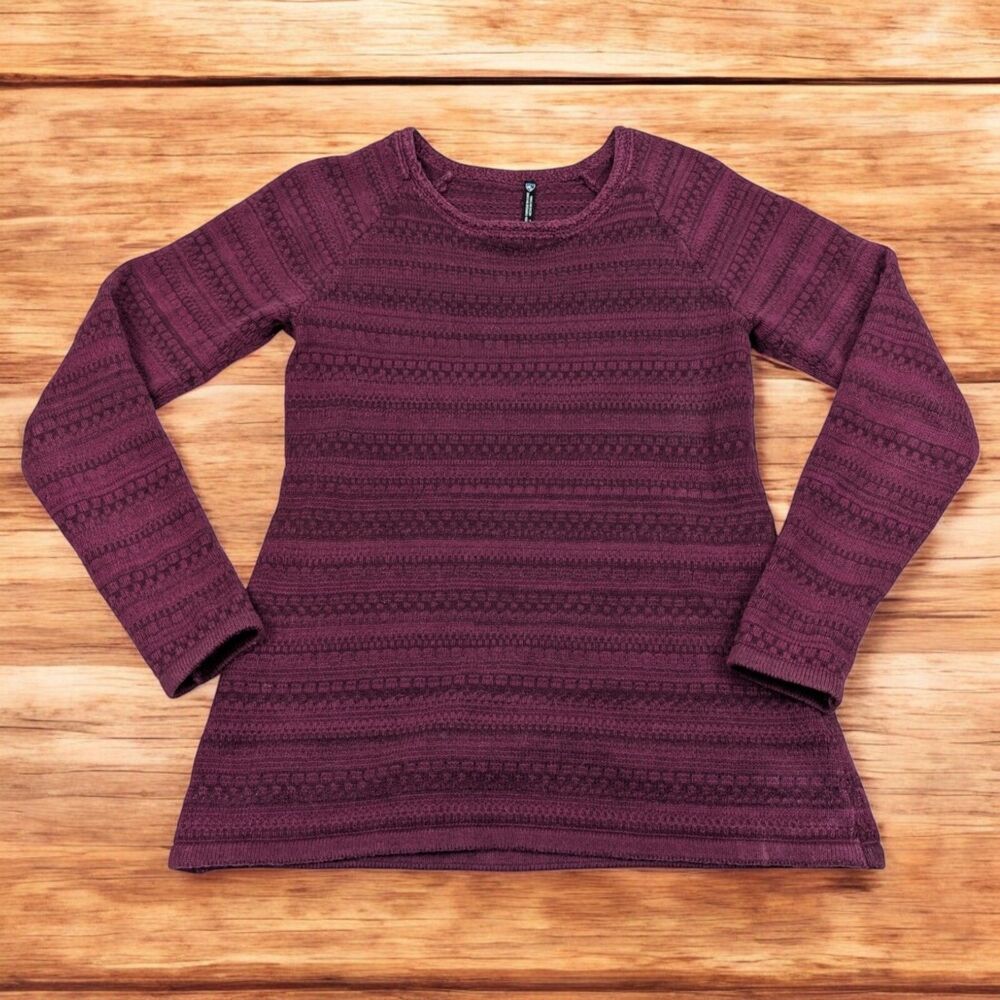 KUHL Alessandra Sweater XS - Cozy Cotton Merino‎ Wool Alpaca Blend Knit